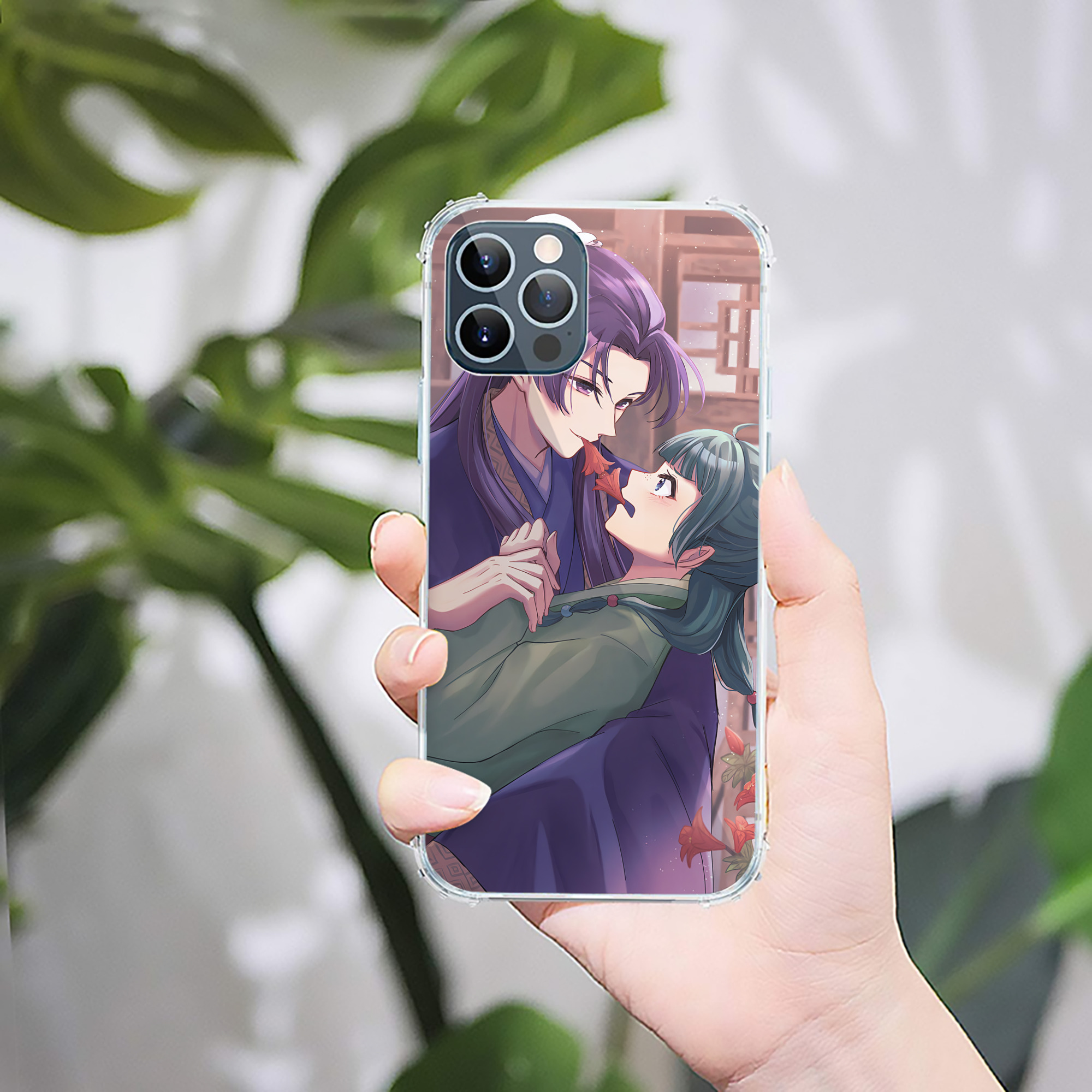（画像用） 薬屋のひとりごと The Apothecary Diaries 【iPhone 12シリーズ対応】透明スマホケース（クリアソフトケース）